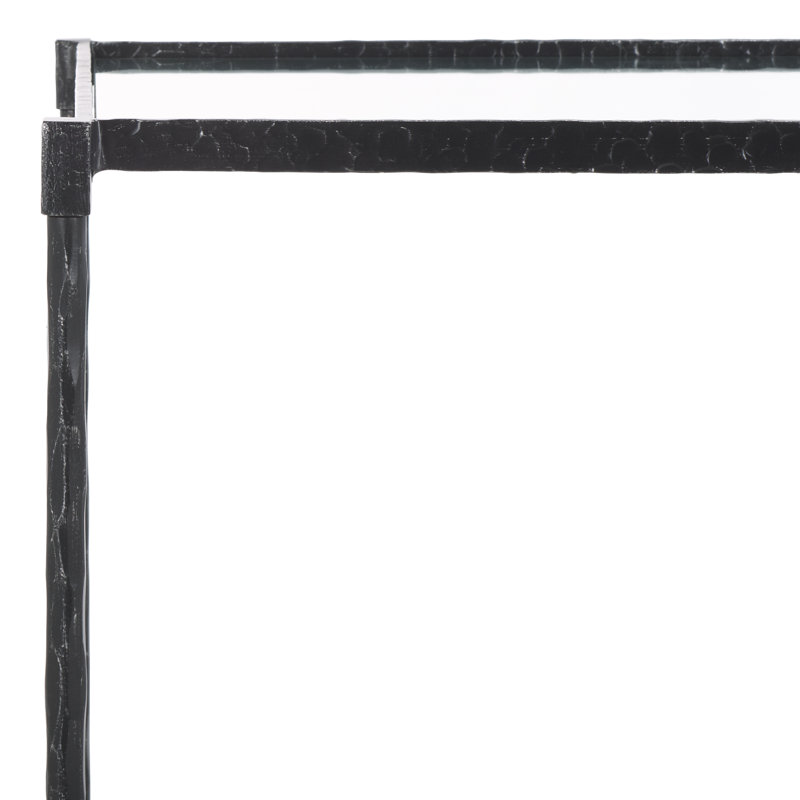 Isabellina Metal and Glass Bar Cart