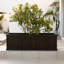 Barros Cedar Wood Raised Garden Bed Planter Box with Bottom Board, Drainage Holes and Liner-1945248144-1945248157