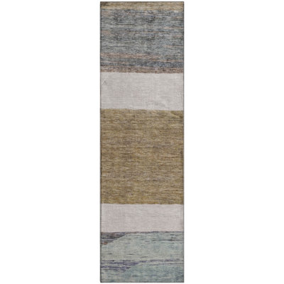 Premium Machine Washable Marasco AMF1624 Stripes Rug