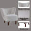 Fauteuil d'appoint en sherpa Teddy