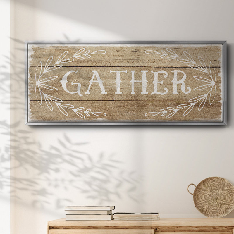 Gather - Toile encadrée, H 12 po x l 30 po