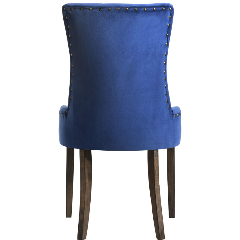 2 chaises de salle à manger à dossier - rembourrage et attrait classique 2 pièces rembourrés de mousse pour un confort imbattable