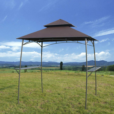 6,6 pi L 5,3 pi. D Pavillon de jardin en acier