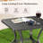 Vauclain Square Metal Outdoor Side Table