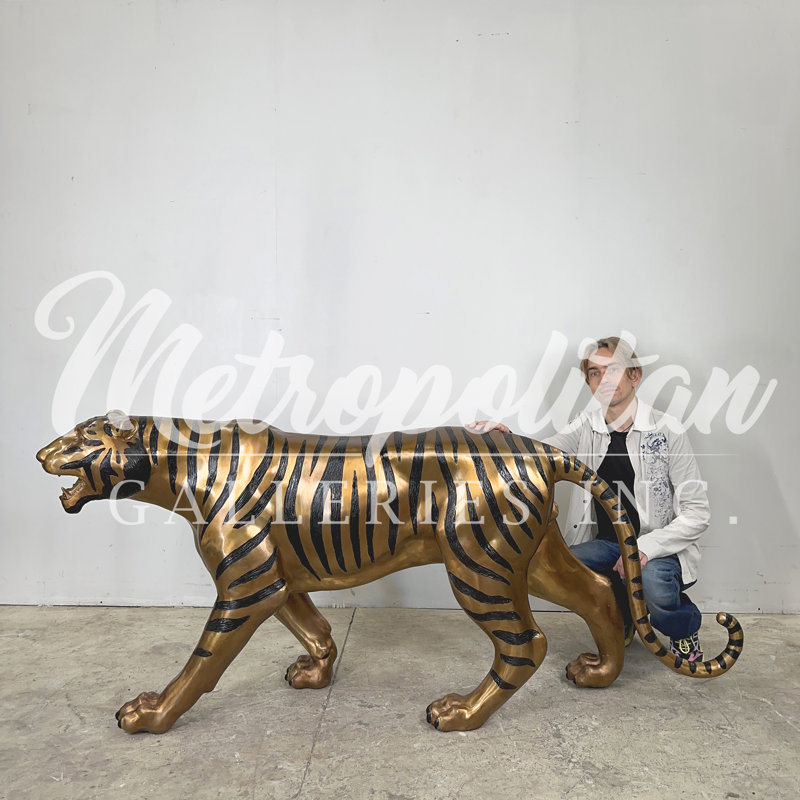 Tiger Metal Garden Statue