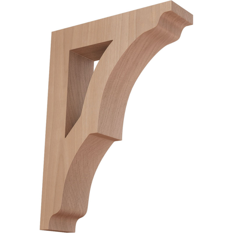Support en bois Avila, Cerisier, H 9 po x l 1,75 po x P 6,5 po