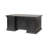 Traditional Wood Double Pedestal Desk, Executive Desk, Office Table, Fully Assembled, Black-124303686