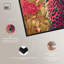 «Fire Flower Feline», impression murale sur toile rose par Art Remedy, cadre noir, 10 x 15-489142894-489142882