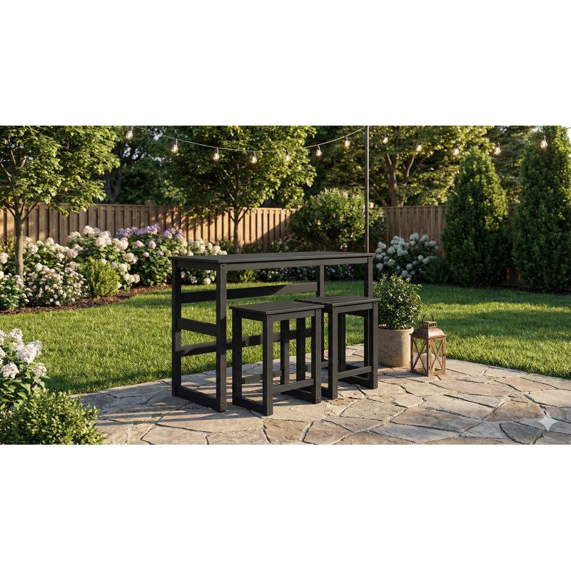 Arlmont & Co. HDPE Cottage Bar Set | Wayfair