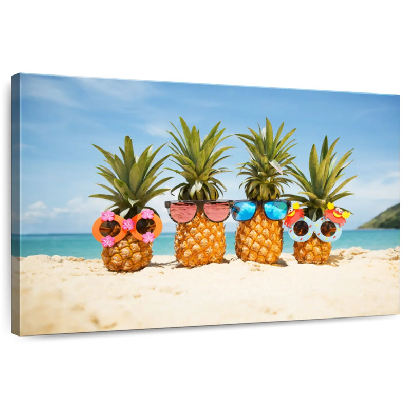 Funny Pineapple Fruit, 24" H x 36" W