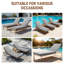 Coussin de chaise longue d'extérieur résistant aux intempéries de 3,5 po Forbell - Coussins de dossier et de siège-287817630-300866741