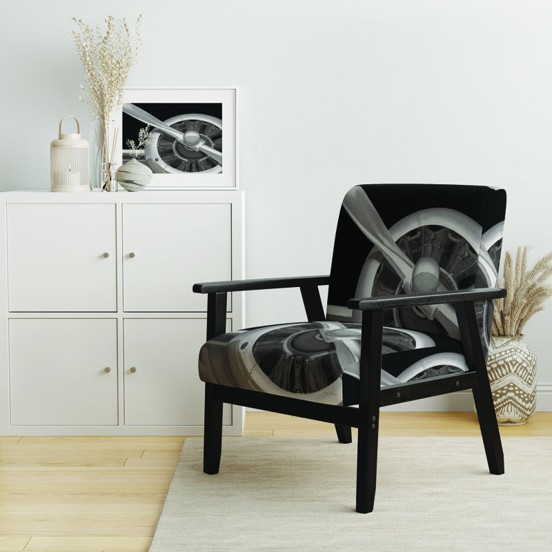 Fauteuil d'appoint rembourré «Gulcan - Travel By Air Grey»