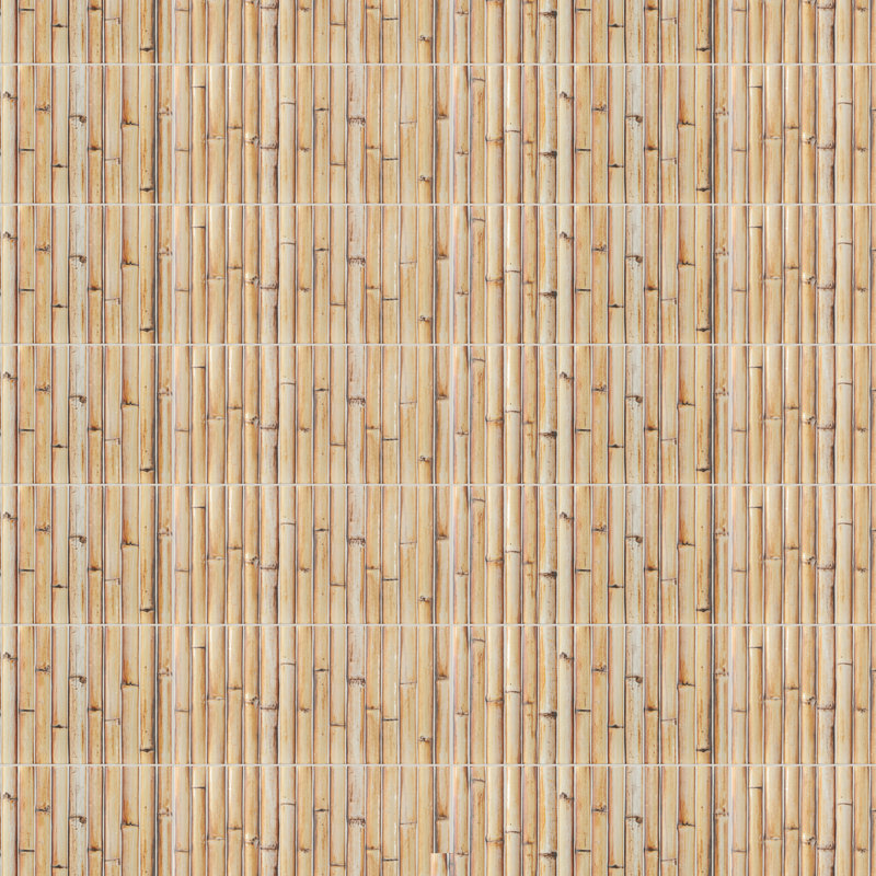 Bamboo 5.88'' W x 11.88'' L Tile, Tiki Cream