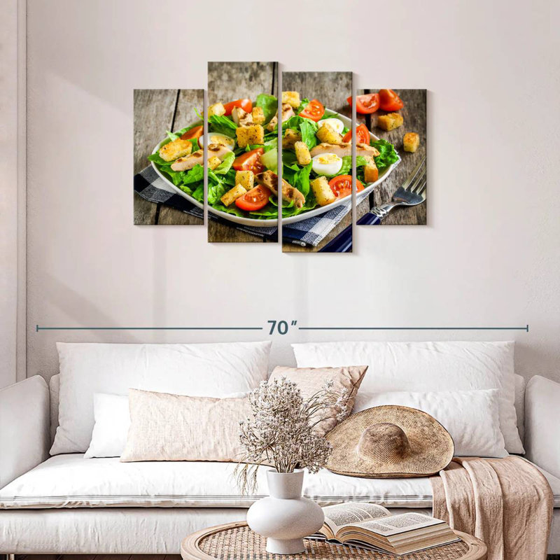Yarlin Chicken Caesar Salad, 27" H x 43" W