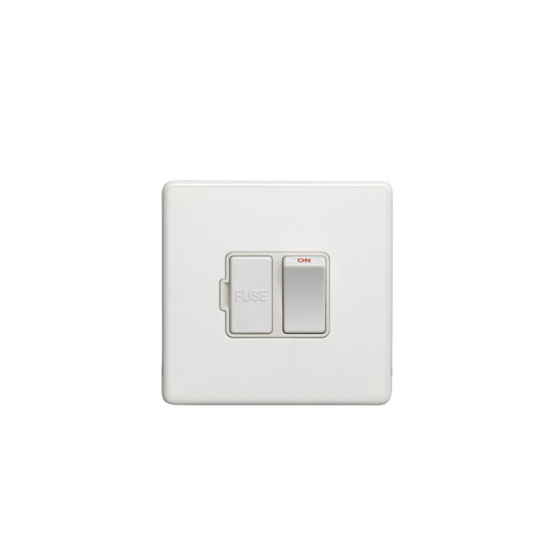 Wall Mounted Light Switch, Matt White