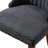 Rayon Cloth Flocking Solid Wood Upholstered Dining Chairs-568567037