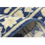 Tapis oriental transitionnel bleu 10-10 Mute Taille exacte: 9 pi 9 po x 10 pi-379031483