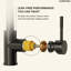 Ensemble de robinet de cuisine double - robinet rétractable et robinet à eau par osmose inversée pour évier de cuisine-131365776