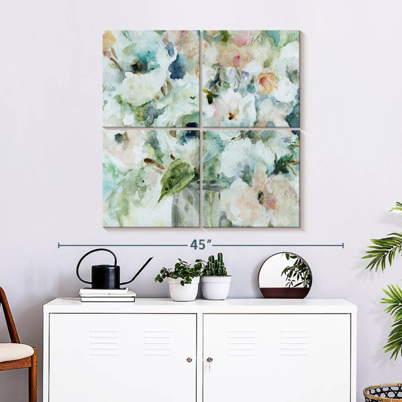 Avery Blooming Softly, 32" H x 32" W