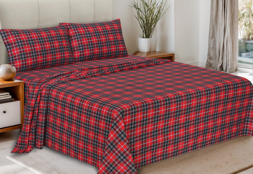 Warm and Soft Flannel Sheet Set