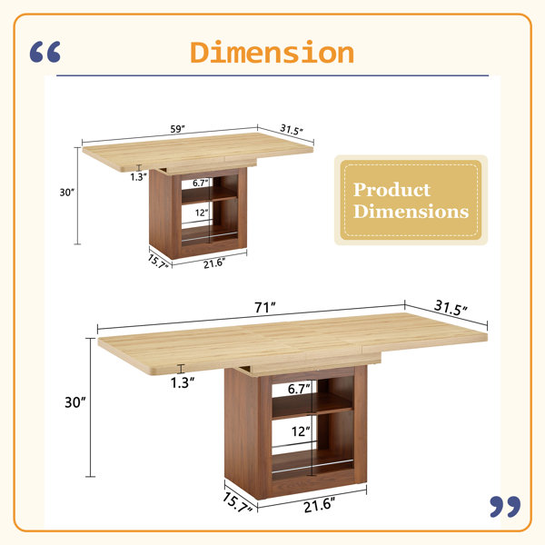 Dimensions du produit