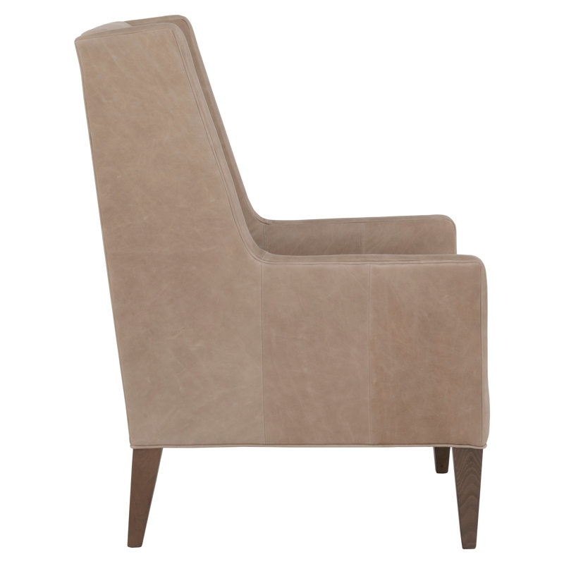Boyleston Leather Wingback Chair, Tobacco, 1115 Saddle