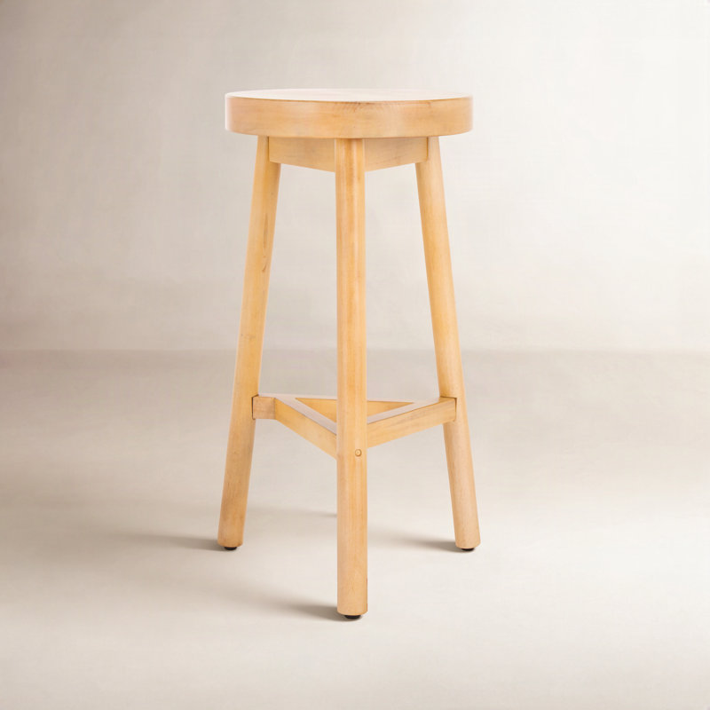 Severine Solid Wood Counter Stool