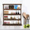Vasco 5 Piece Pine Industrial Pipe Shelves