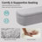 Modern Comfy Upholstered Bedroom Storage Bench-1410743851