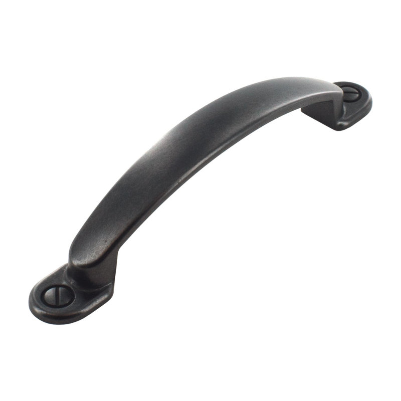 Outwater 25 Pack Brushed Nickel Cabinet And Drawer Pulls – 3-3/4" Centre To Centre, Durable Zinc Construction, Satin Black