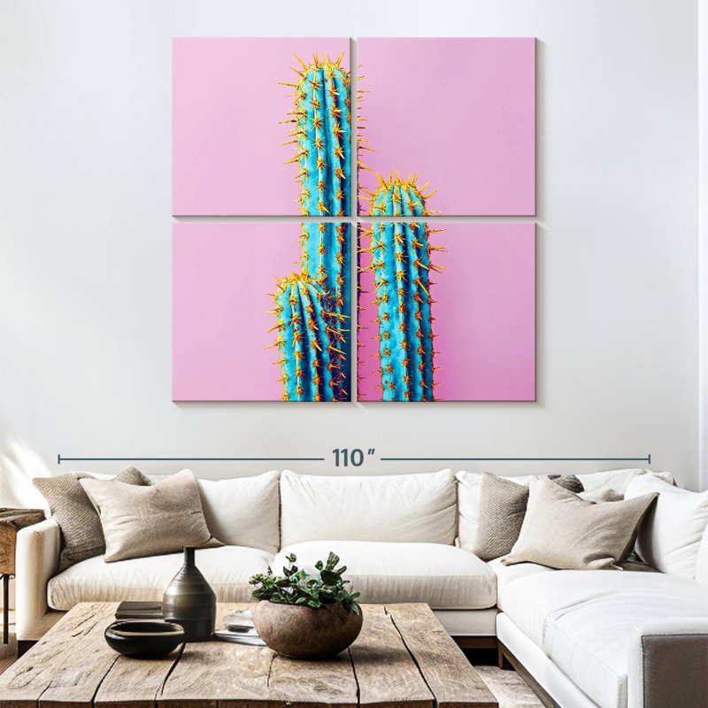 Harnek Neon Cactus, H 74 po x l 74 po