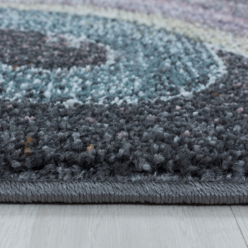 Turnage Abstract Flatweave Area Rug, Rectangle 140 x 200cm