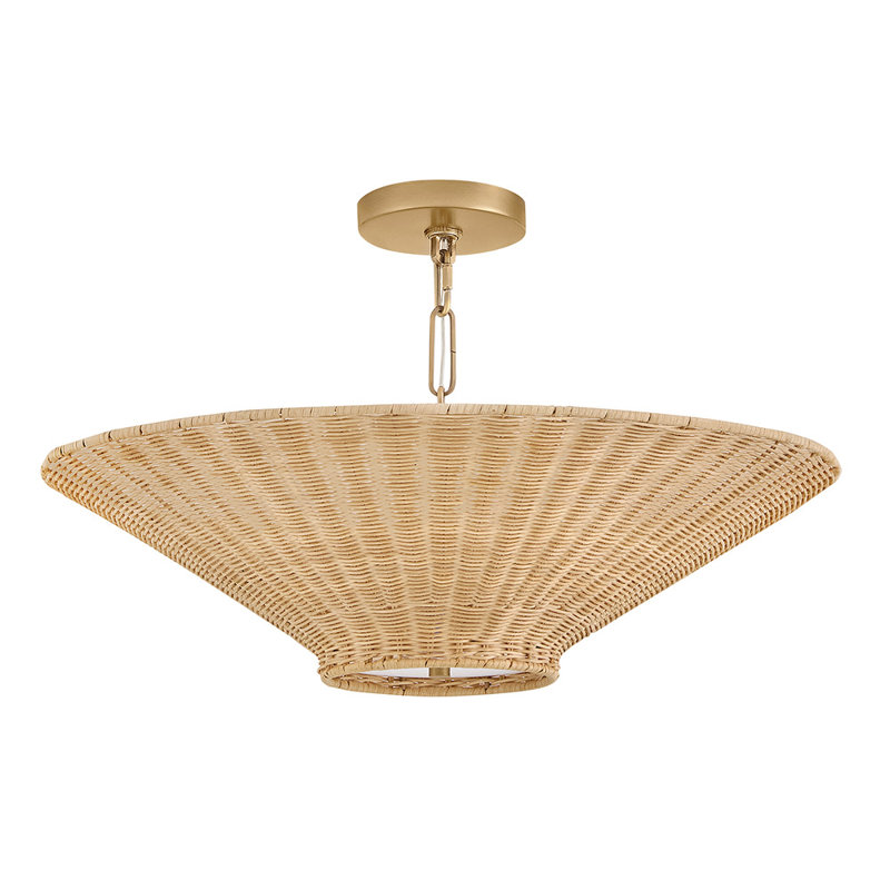 Petit lustre convertible Hinkley Delia, Doré