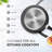 CS KOCHSYSTEME Aluminum Non-Stick Frying Pan with Lid-86365069-86365068
