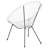 Kelleia Oval Woven Basket Papasan Bungee Lounge Chair - Indoor/Outdoor Furniture-2087140882