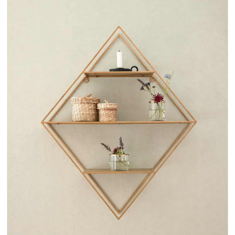 Elmas Diamond Metal Bracket Shelf