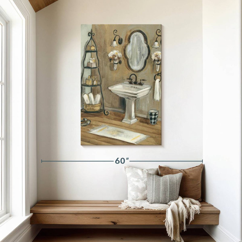 Lilie French Bath I, H 45 po x l 30 po