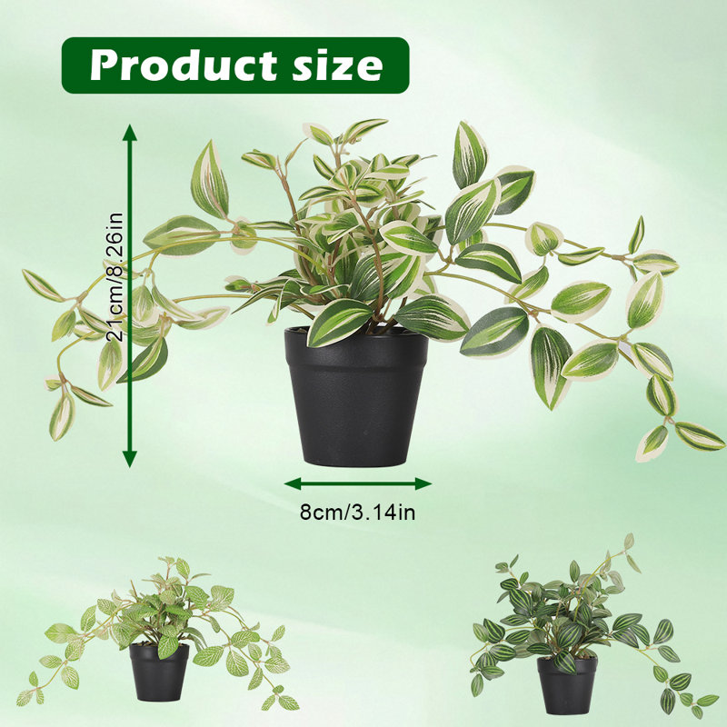Artificial Green Plant Set