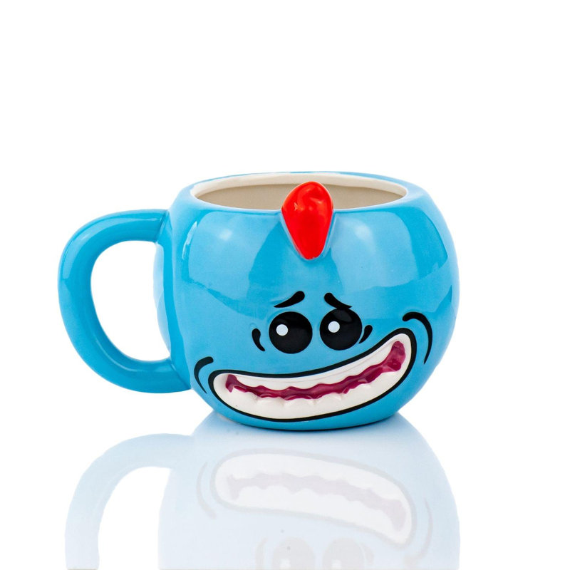 Grande tasse moulée Rick et Morty Meeseek 16 onces