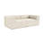 Elegant 2-Seat Sofa, Ecru Linen Upholstery, 84.3 x 26.0 x 41.3 inches | 100% Hornbeam Frame, 32 DNS Foam for Comfort, Durable Plastic Legs | Perfect for Living Room, Modern Design & Cozy Seating Solution-1531900134