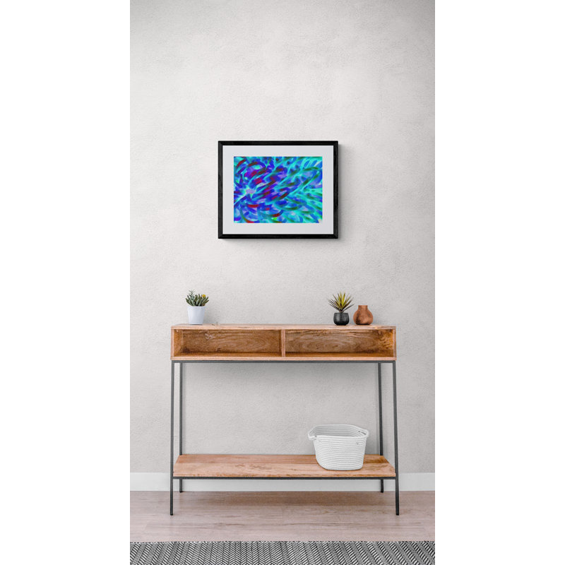 Daydreaming Print by Drew Gaffney, Black Framed Canvas, 25" H x 33" W