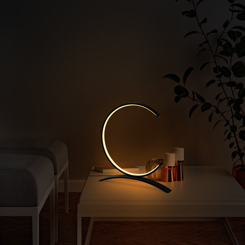 Lampe de bureau Nivedita, Noir