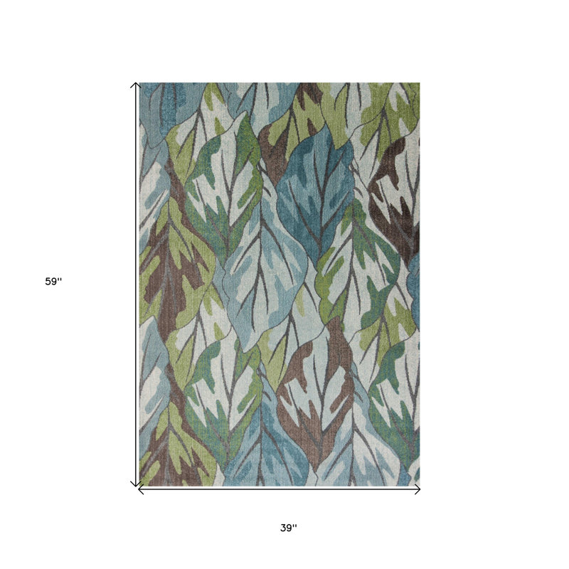Tapis bleu Favorinus, Rectangle 3 pi 3 po x 4 pi 11 po