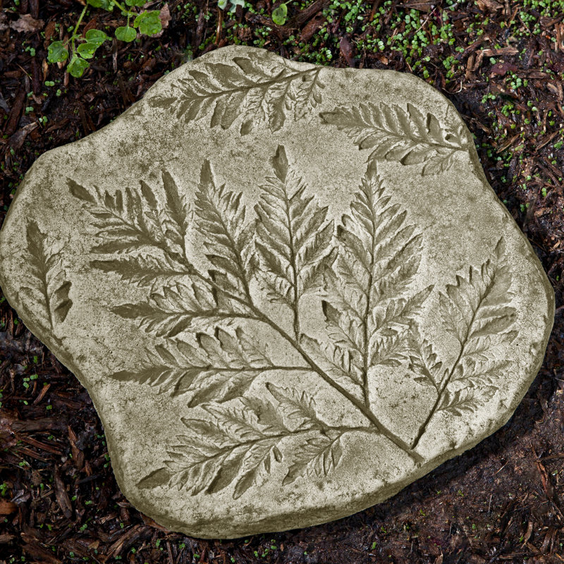 Fossil Fern Stepping Stone, Verde