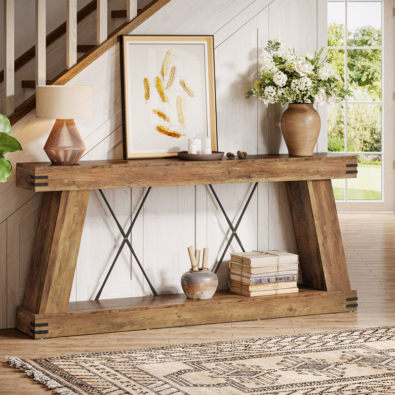 180cm Console Table, Brown