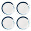Blue Bay Melamine Dinner Plates, Set of 4