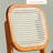 Cerise Solid back side Chair(Set of 2)
