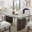  Sorlen Modern 72" Dining Table With 3d Faux Concrete Top