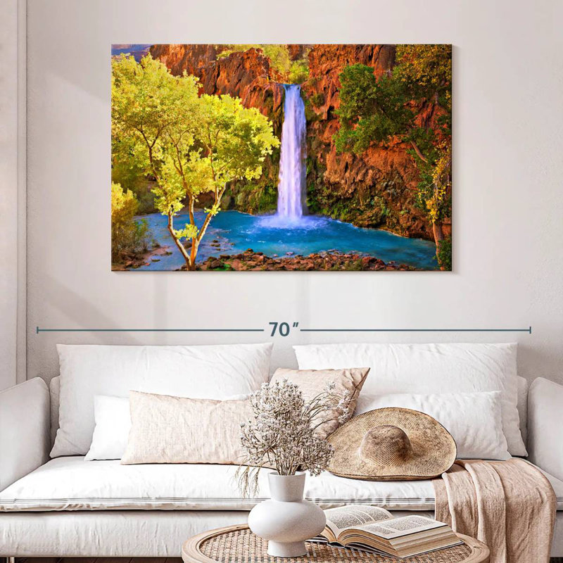 Alvord Crystalline Havasu Falls, H 32 po x l 48 po