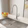 CASAINC Single-Handle Pull-Down Kitchen Faucet Single Hole Faucet